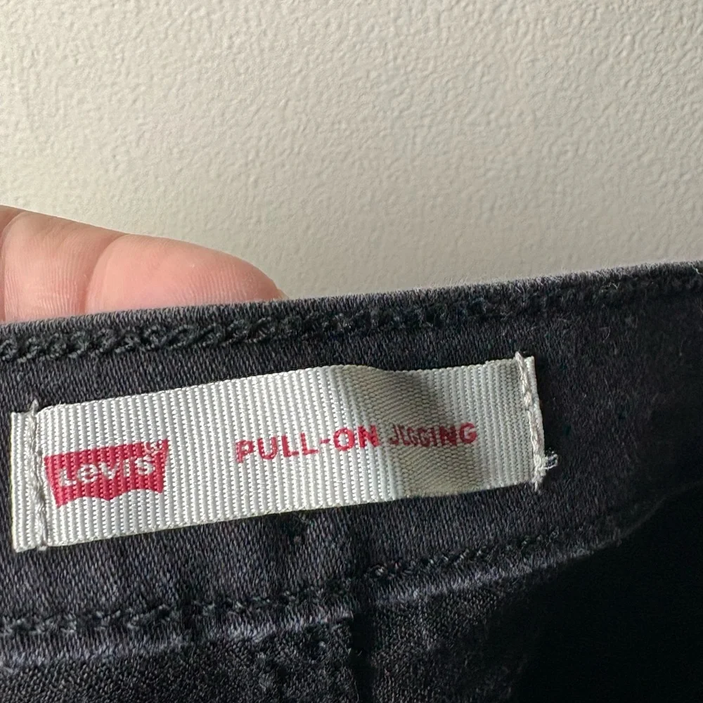 Levi’s Girls Black Pull On Jegging Size 4T